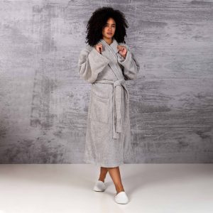 Bad och Morgonrock New Plus Silver