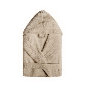 Bad och Morgonrock Ribbon Hooded Linen