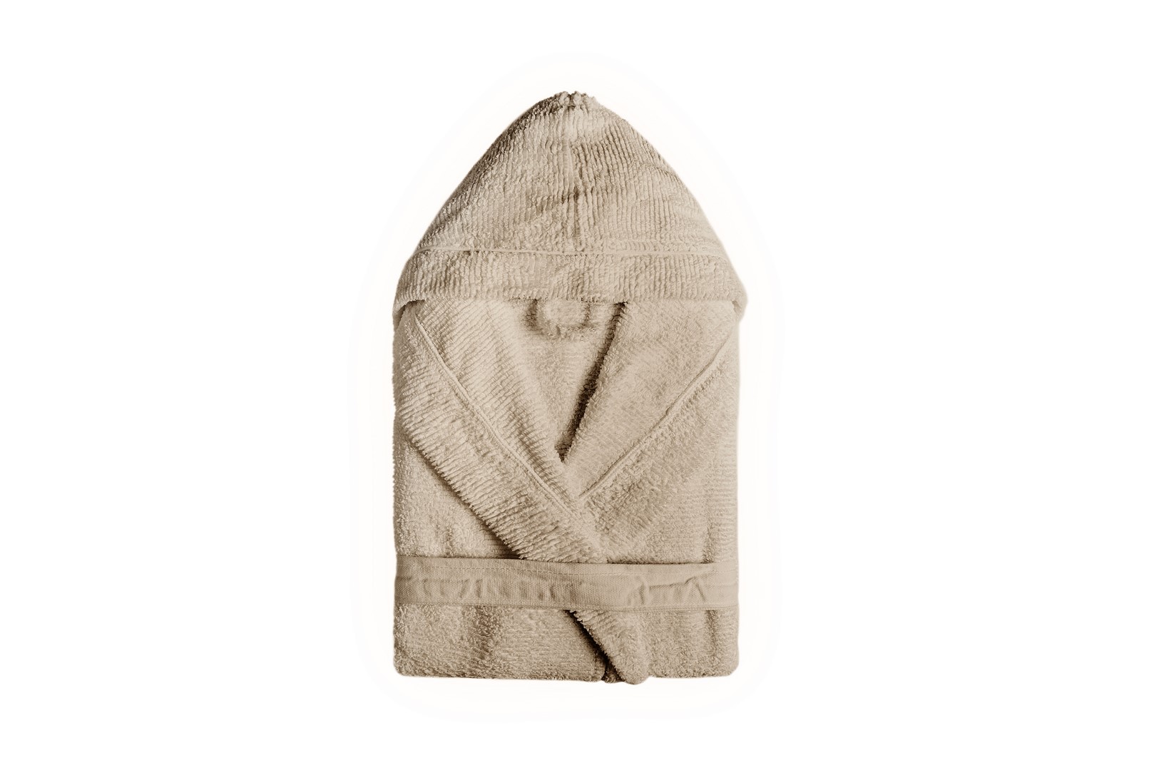 Bad och Morgonrock Ribbon Hooded Linen
