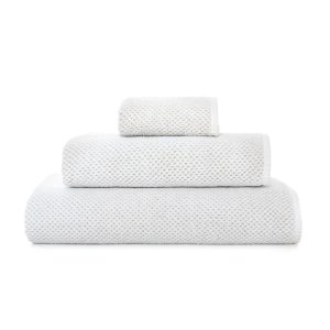 Handdukar Linen Waffle Vit