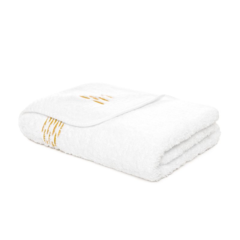 Handdukar Alhambra Guld:Vit