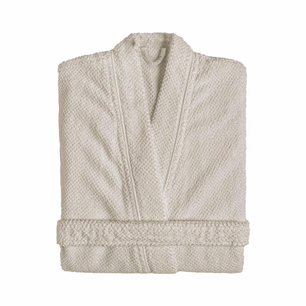 Bad & Morgonrock Bee Waffle Kimono Fog